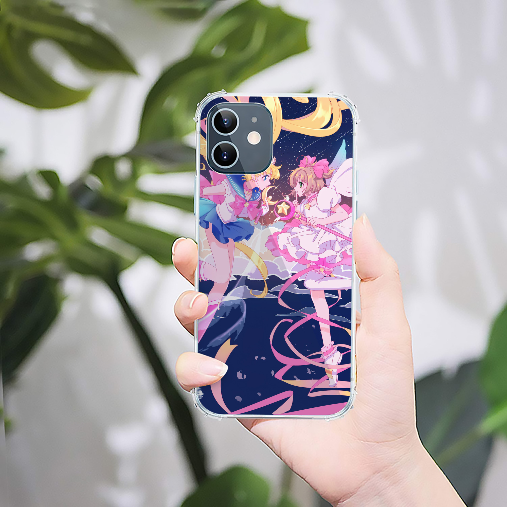 （画像用） 美少女戦士セーラームーン Sailor Moon 【iPhone 12シリーズ対応】透明スマホケース（クリアソフトケース）